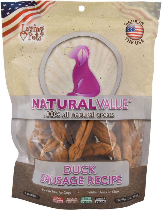 Natural Value Sausages - Jeffers - Dog Supplies > Dog Treats > Jerky & Sausages