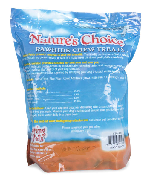 Nature's Choice Rawhide Munchy Stick, Assorted Colors, 100 pk - ZOSP - 2
