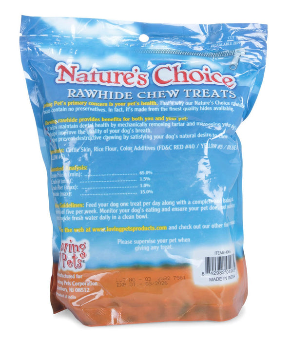 Nature's Choice Rawhide Munchy Stick, Assorted Colors, 100 pk - ZOSP - 2