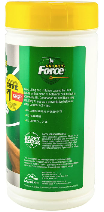 Nature's Force Face & Body Wipes - Jeffers - Animal Health & Wellness > Fly & Insect Control