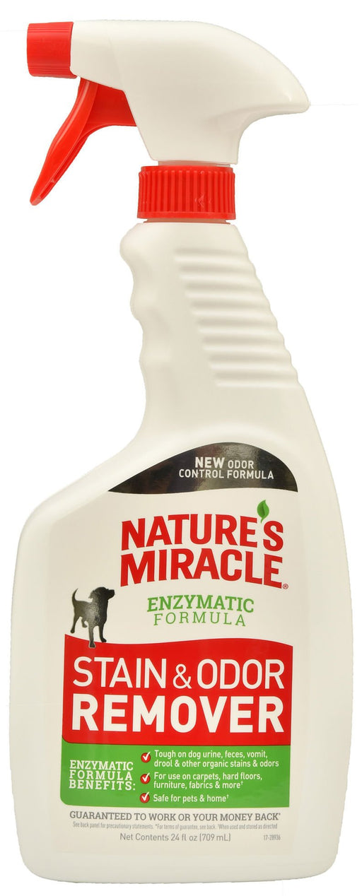 Nature's Miracle Enzymatic Stain & Odor Remover, 24 oz - Jeffers - Animal & Pet Supplies > Pet Odor & Stain Removers