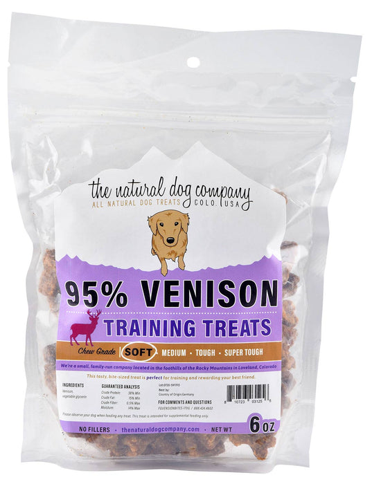 95% Meat Training Treats, 6 oz - Venison  