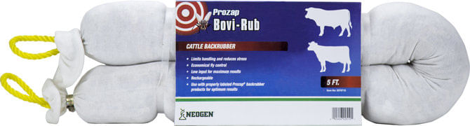 Prozap Bovi-Rub Cattle Rub BackRubber - 5 ft Prozap Bovi-Rub Cattle BackRubber  