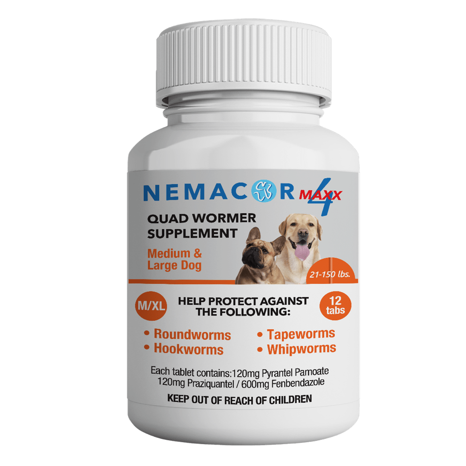 Nemacor Maxx 4 Dewormer for Dogs and Puppies — Jeffers