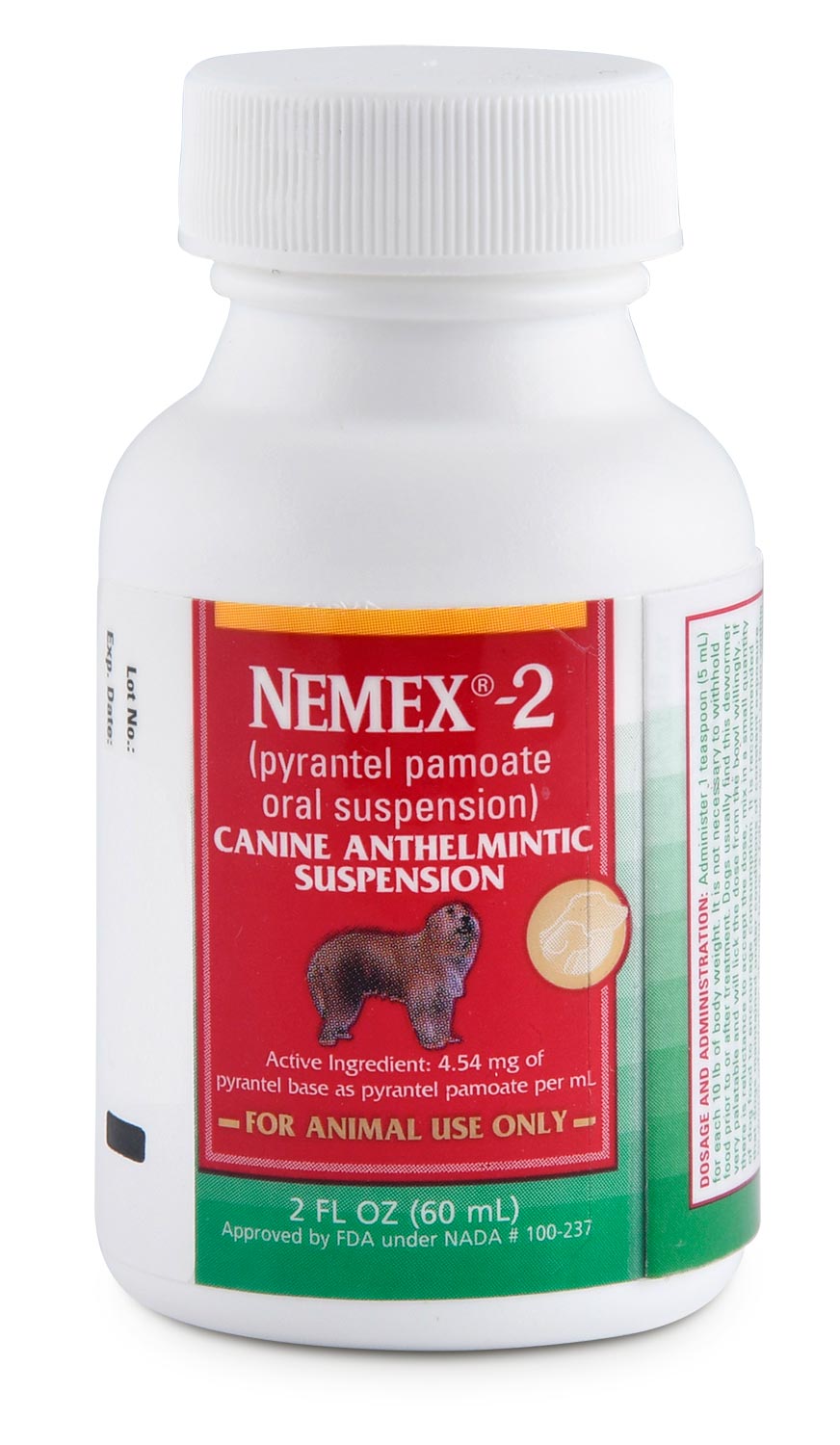 Nemex 2 Dewormer for Dogs & Puppies Nemex Pyrantel Pamoate — Jeffers