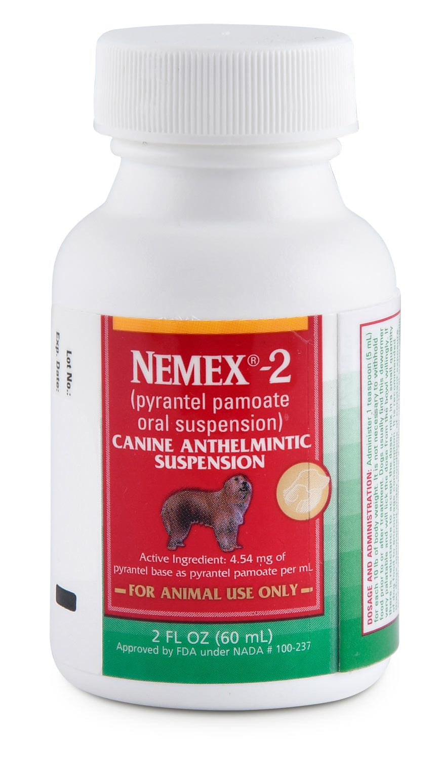 Nemex 2 Dewormer for Dogs & Puppies Nemex Pyrantel Pamoate — Jeffers