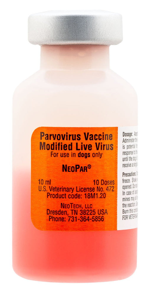 b12 injections for parvo NeoPar Vaccine Dogs, Single Dose RECOMBITEK Canine Parvo (CPV) |