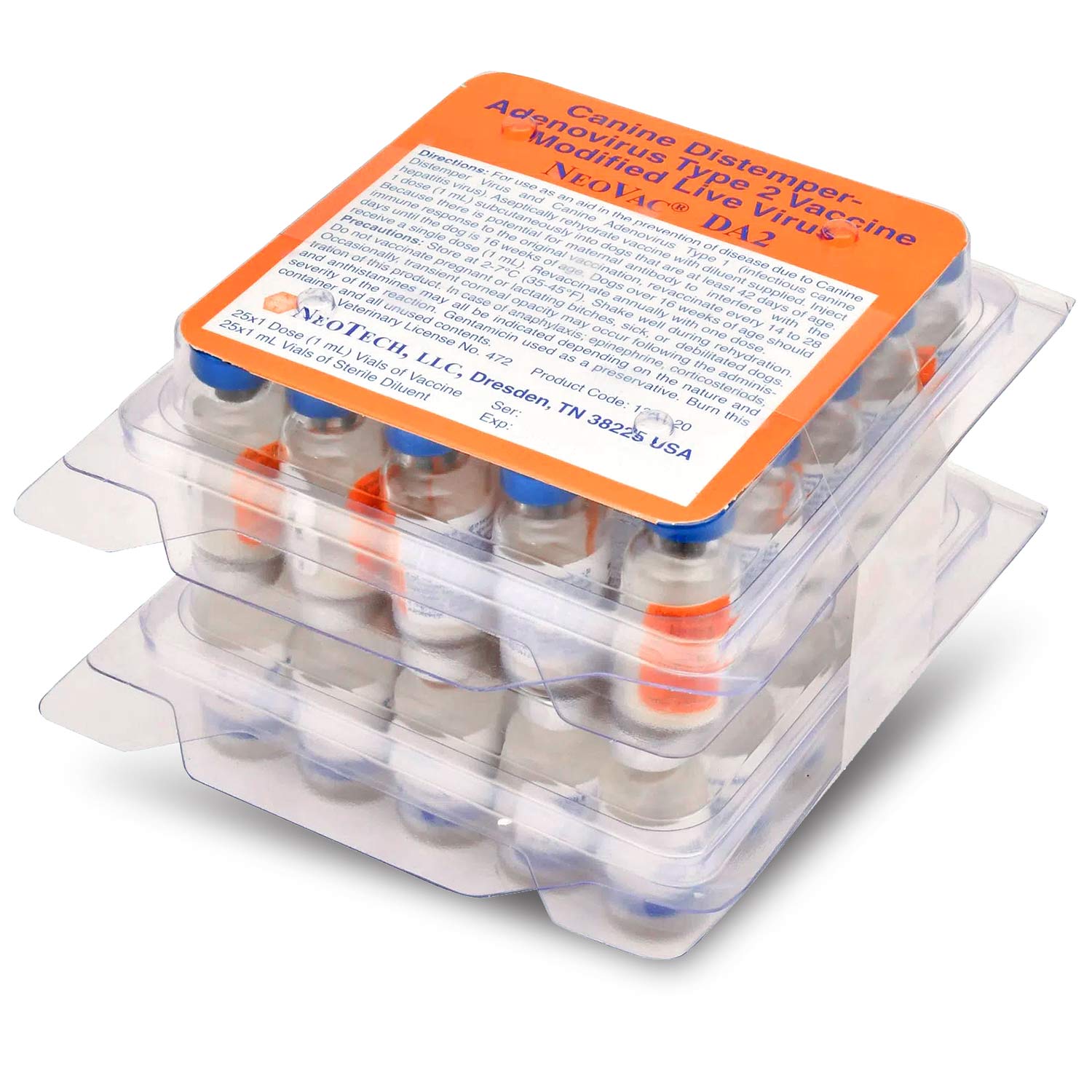 NeoVac DA2 Dog Vaccine — Jeffers