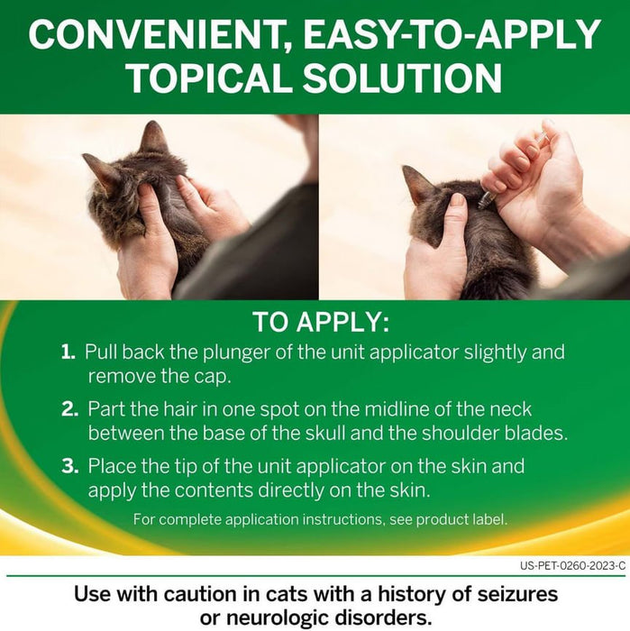 Nexgard Combo Topical for Cats - Jeffers - Animal Health & Wellness > Flea & Tick Control