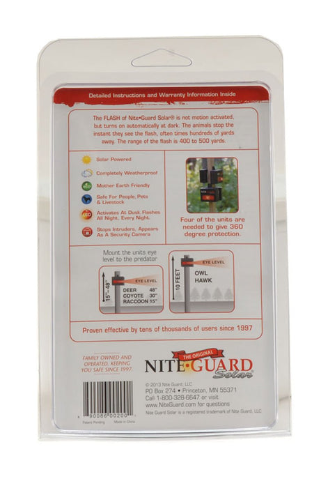 Nite Guard Solar Flash Animal Repellent Device - Jeffers - Animal & Pet Supplies > Pet Containment Systems