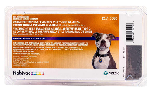 Nobivac Canine 1 DAPPv Cv Vaccine for Dogs Jeffers