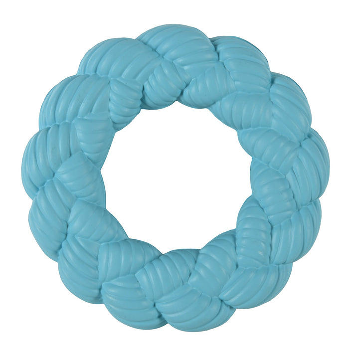 North Tail Blue Rubber Ring Dog Chew Toy - PBAK - Blue - 1 - 3