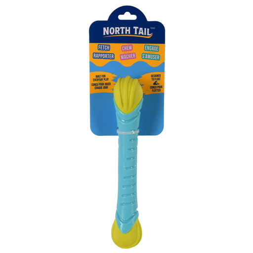 North Tail Squeaker Fetch Stick Dog Toy – Floating TPR Rubber - PBAH - Small - 1 - 1