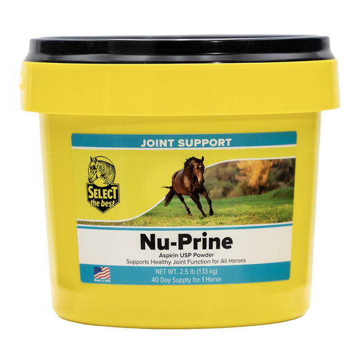 Nu - Prine Aspirin Powder Joint Supplement for Horses – Buffered Aspirin, Molasses Flavored, Equine Joint Support - SELD3 - 2.5 lb - 40 Day Supply - 2