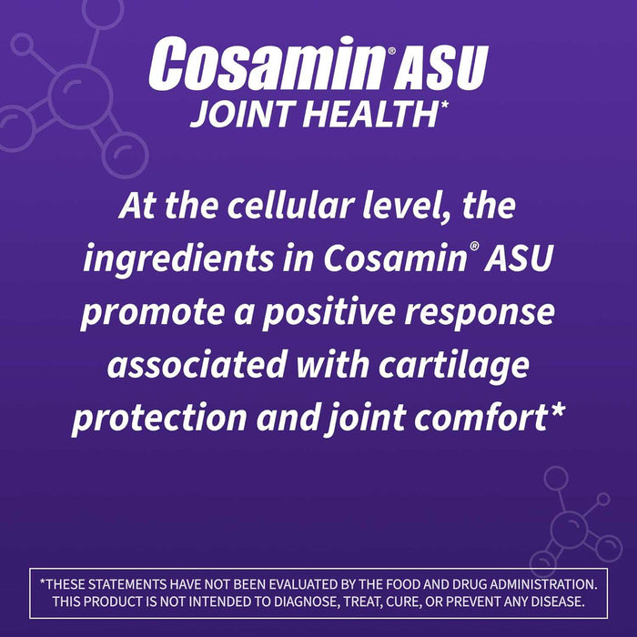 Nutramax Cosamin ASU Joint Health Supplement with Glucosamine, Chondroitin & ASU for Men’s & Women's Joint Health - 2FXD - 230 Capsules - 6