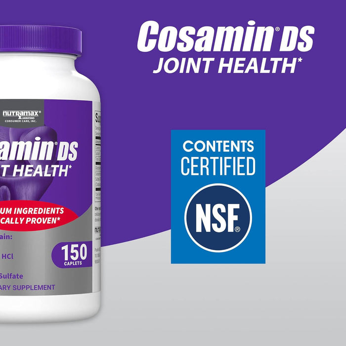 Nutramax Cosamin DS Joint Health Supplement with Glucosamine & Chondroitin for Men’s & Women's Joint Health, 150 Caplets - 2FXF - 150 Caplets - 8
