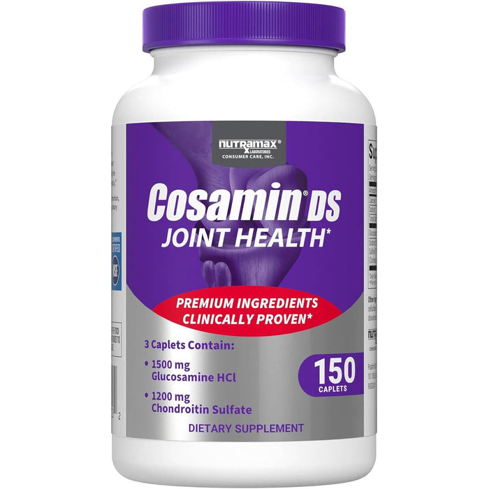 Nutramax Cosamin DS Joint Health Supplement with Glucosamine & Chondroitin for Men’s & Women's Joint Health, 150 Caplets - 2FXF - 150 Caplets - 1