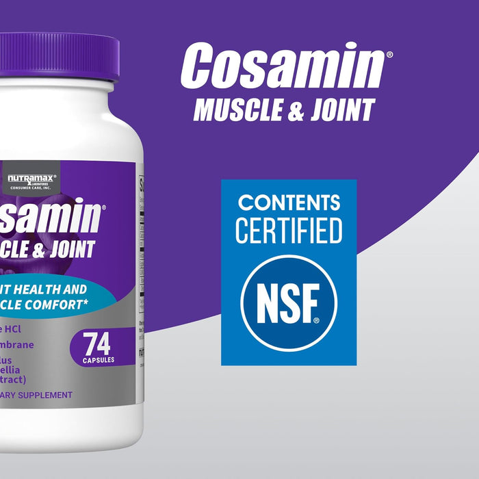 Nutramax Cosamin Muscle & Joint for Men & Women, 74 Capsules - 2FXA - 74 Capsules - 5