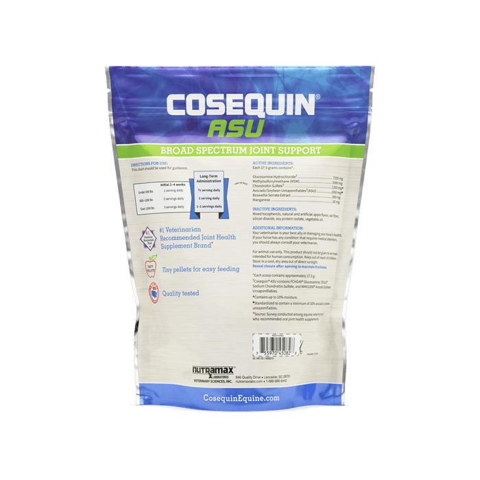 Nutramax Cosequin ASU Joint & Hoof Pellets Joint Health Supplement for Horses - Jeffers - Animal Health & Wellness > Vitamins & Supplements