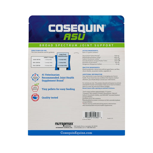 Nutramax Cosequin ASU Pellets Joint Health Supplement for Horses, 1420g - 060NM-ASU-1420 - 2