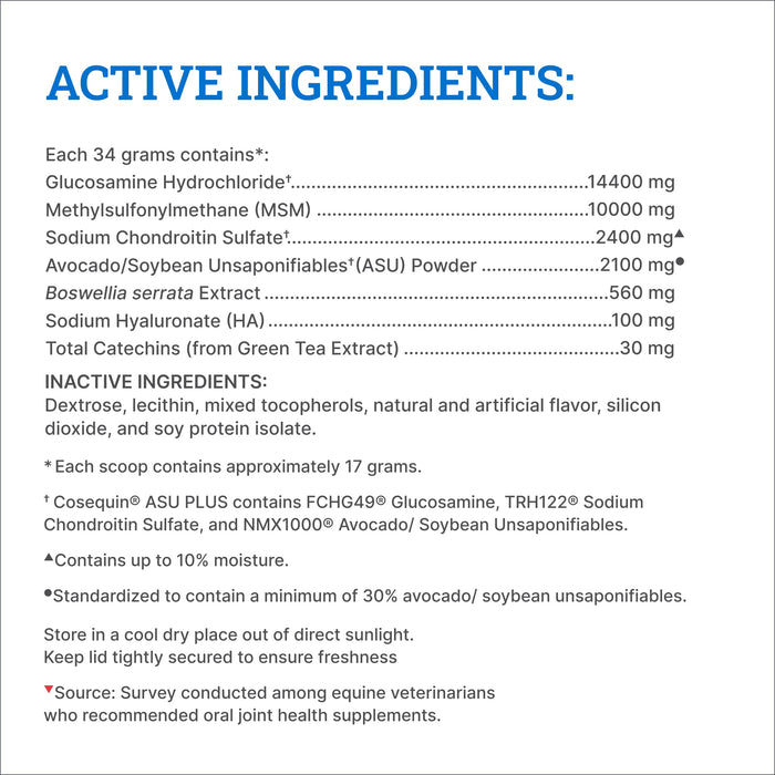 Nutramax Cosequin ASU Plus Joint Health Supplement for Horses - 060NM-ASU-1050 - 5