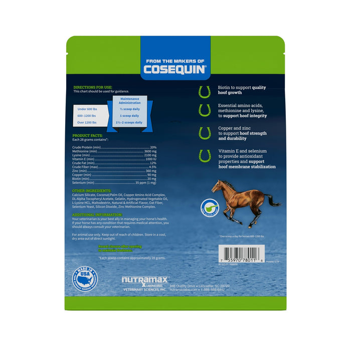 Nutramax Cosequin Calxequin Pellets Daily Hoof Support for Horses, 1260 Grams - 060NM-3000250 - 2