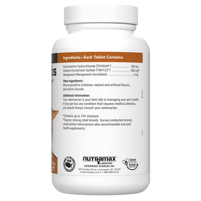 Nutramax Cosequin DS Joint Health with Glucosamine and Chondroitin Supplement for Dogs - 015NM-CDS132 - 132 ct - Each - 2