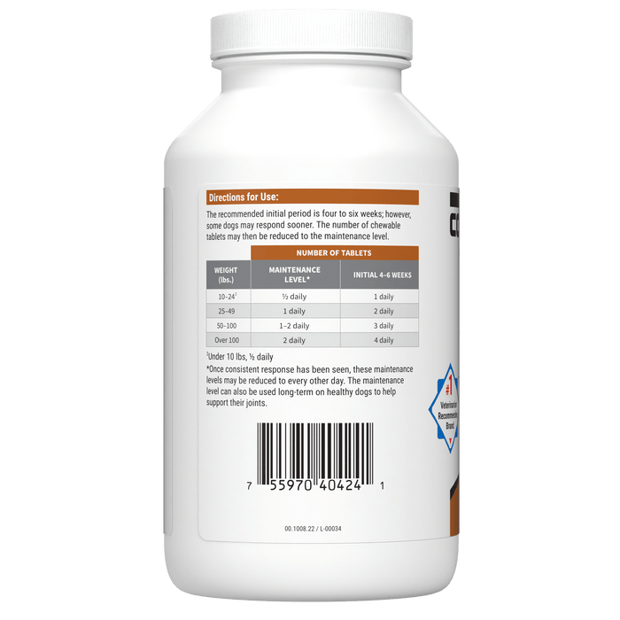 Nutramax Cosequin DS Joint Health with Glucosamine and Chondroitin Supplement for Dogs - 015NM-CDS250 - 250 ct - Each - 6
