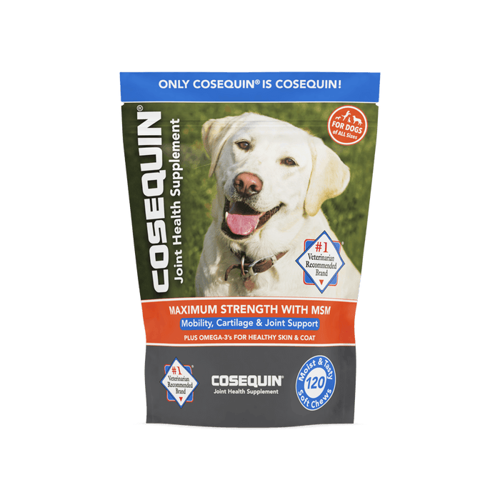 Cosequin Soft Chews Maximum Strength with MSM Plus Omega 3s for Dogs 60 Count