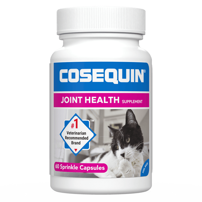 Nutramax Cosequin Joint Health with With Glucosamine and Chondroitin Supplement for Cats - 015NM-3000410 - 60 Capsules - 1 ct - 10
