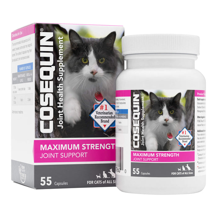 Nutramax Cosequin Maximum Strength Joint Supplement for Cats - 015NM-CQCAT30 - Hydrolized Chicken - 30 ct - 1 ct - 4