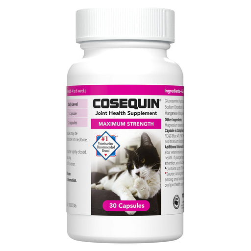 Nutramax Cosequin Maximum Strength Joint Supplement for Cats - 015NM-CQCAT30 - Hydrolized Chicken - 30 ct - 1 ct - 1