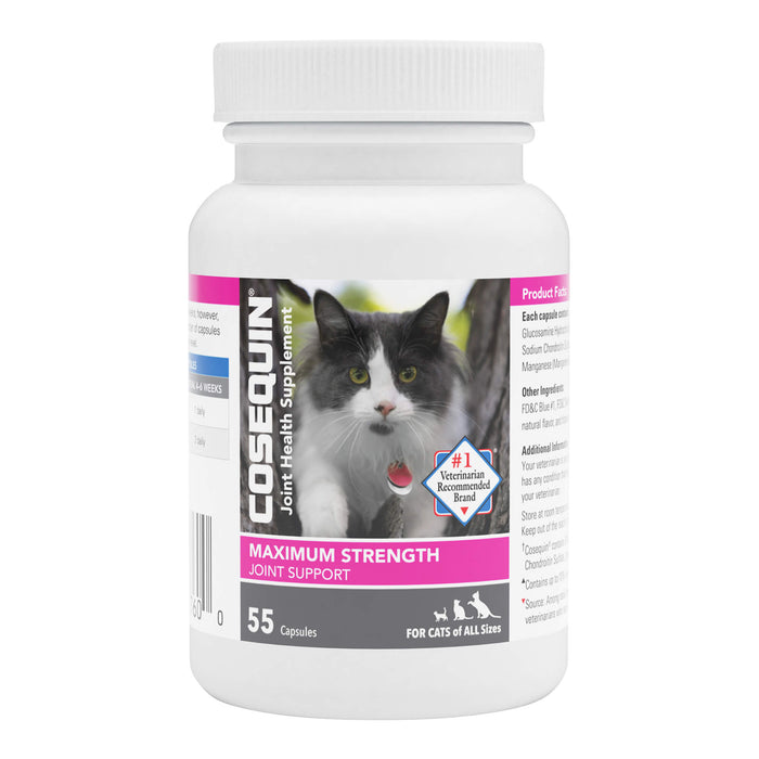 Nutramax Cosequin Maximum Strength Joint Supplement for Cats - 015NM-FEL55 - Hydrolized Chicken - 55 ct - 1 ct - 11