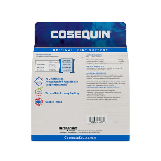 Nutramax Cosequin Original Pellets Joint Health Supplement for Horses, 910 Grams - 060NM-3000252 - 2