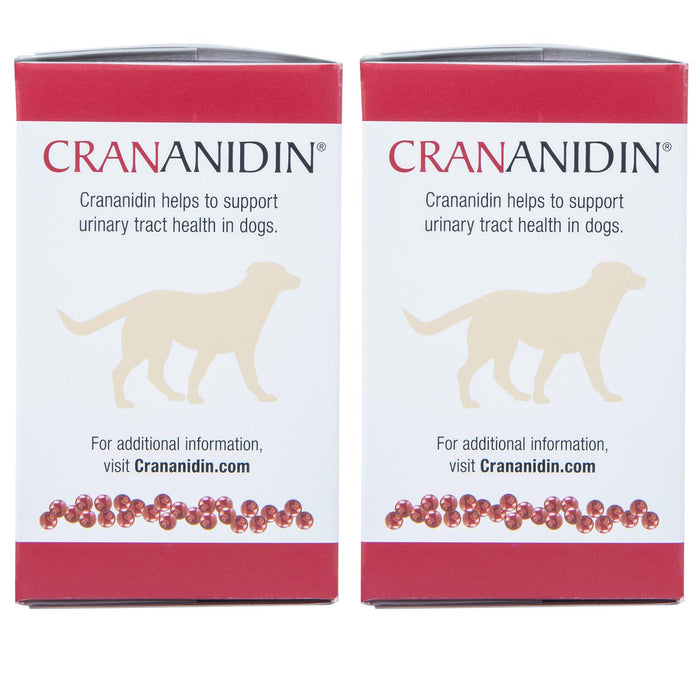 Nutramax Crananidin - Cranberry Extract Urinary Tract Health Supplement for Dogs, 75 Chewable Tablets - 2FWU-2 - 75 Chewable Tablets - 2 pk - 3