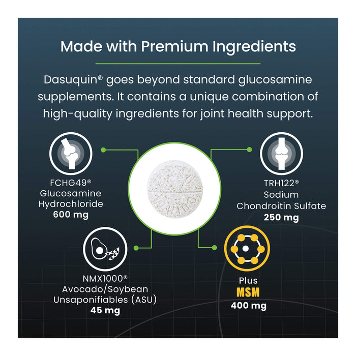 Nutramax Dasuquin Joint Supplement for Dogs (with Glucosamine, Plus Chondroitin, ASU, MSM & More) - 015NM02-M150 - Small/Medium - Under 60 lbs - 150 ct - 10