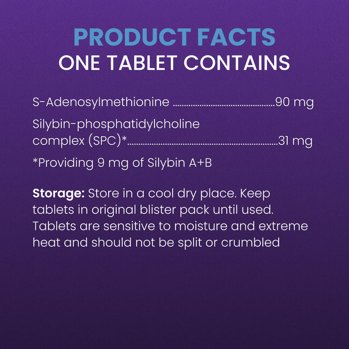 Nutramax Denamarin Liver Health, Stabilized Tablets - 015NM-D90 - Up to 12lbs - 1 pk (30 ct) - 5