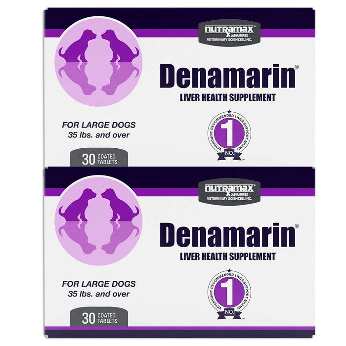 Nutramax Denamarin Liver Health, Stabilized Tablets - 2FX5-2 - 35lbs + - 2 pk (60 ct) - 39