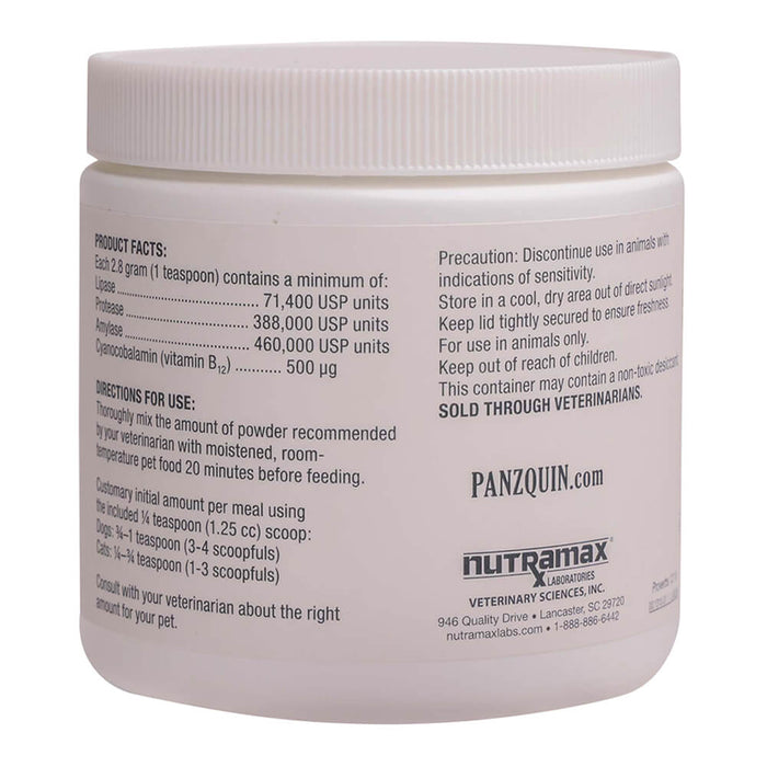 Nutramax Panzquin Powder Pancreatic Supplement for Cats/Sm Dogs, 8.1 oz - 015NM-P230 - 8.1oz - None - 2