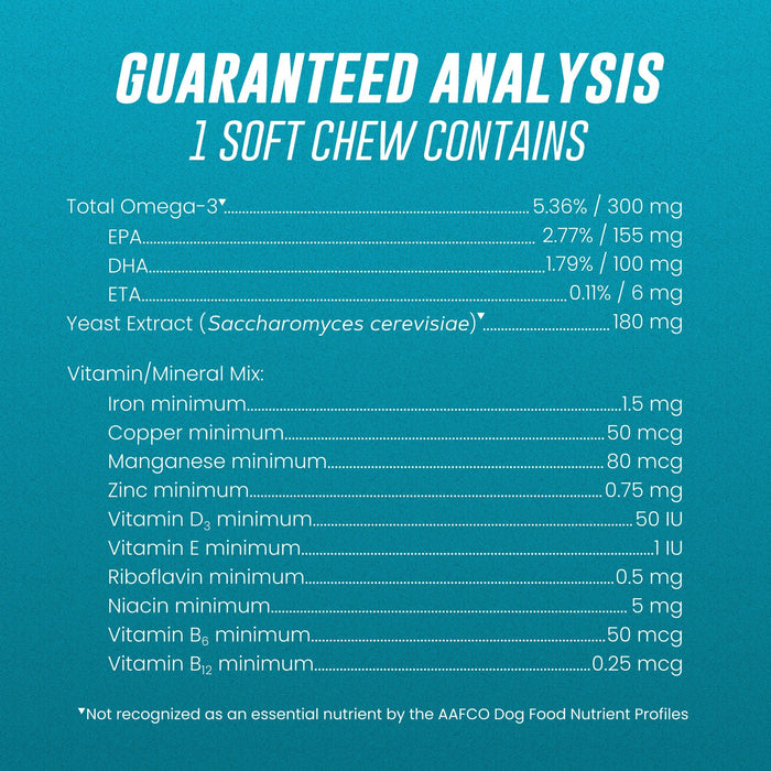 Nutramax Welactin Daily Omega - 3 Supplement For Dogs, 60 Soft Chews - 015NM-300046 - 8