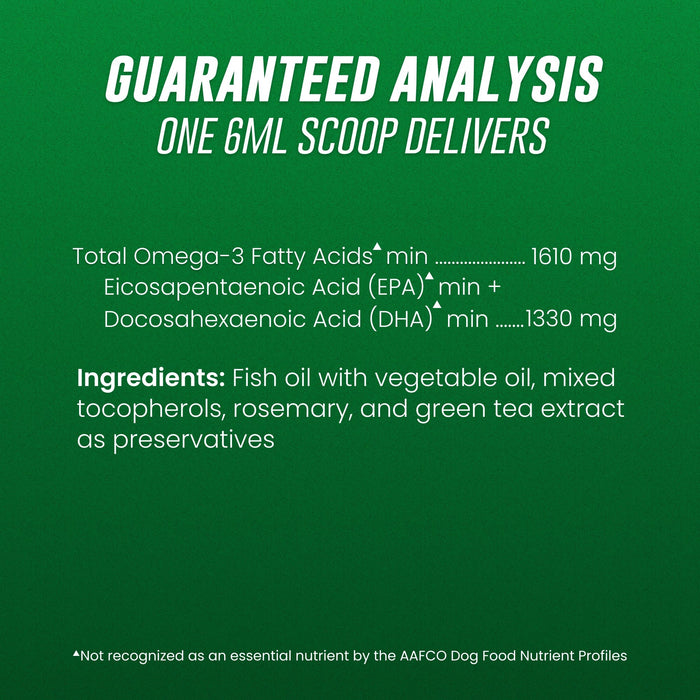 Nutramax Welactin Natural Omega - 3 Liquid Skin & Coat Supplement for Dogs - 015NM-500 - 16 oz - 6