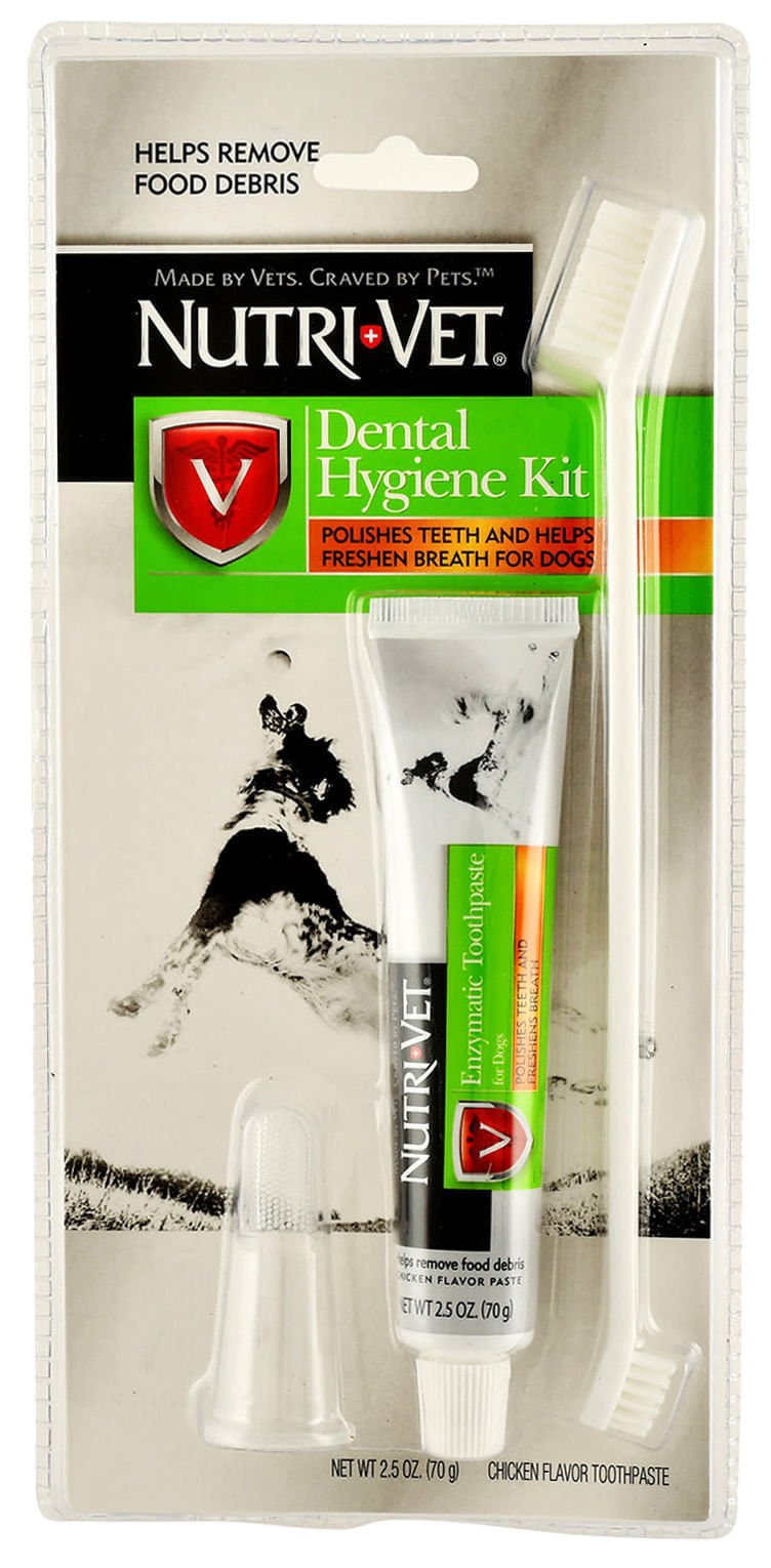 Nutri Vet Dental Hygiene Kit for Dogs Jeffers