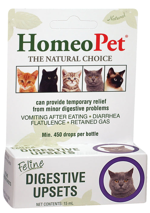 HomeoPet Digestive Upsets Feline, 15 mL -   