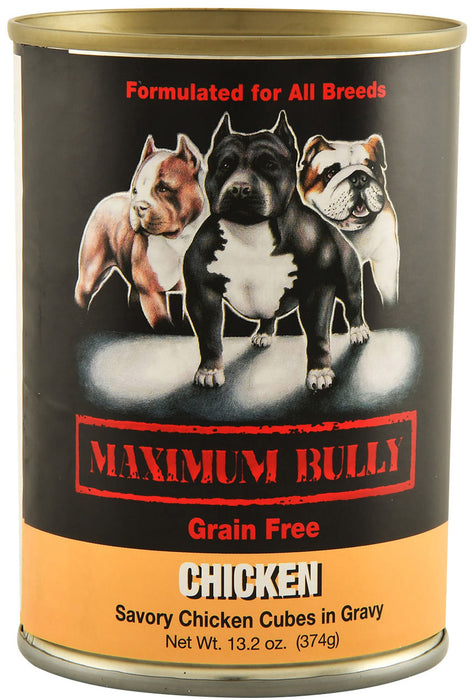 Maximum Bully Savory Chicken Cubes in Gravy, 13.2 oz - Maximum Bully Savory Chicken Cubes in Gravy, each  