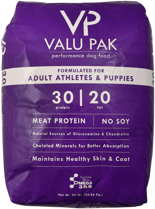 Valu-Pak 30-20 Dog Food (Purple Bag), 50 lb -   