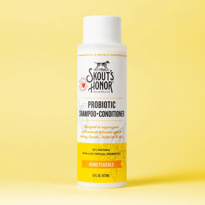 Probiotic Shampoo+Conditioner, 16 oz - Honeysuckle  