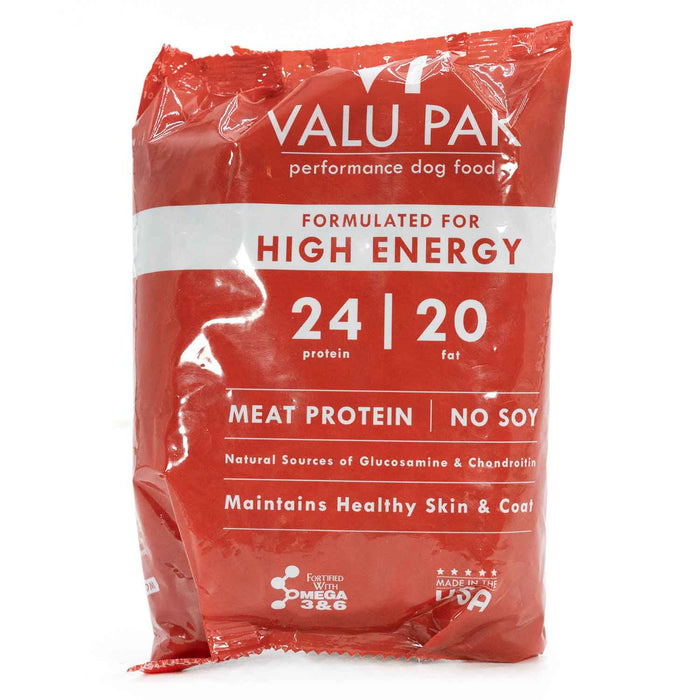 Valu-Pak 24-20 Performance Dry Dog Food for Active Dogs (Red Bag)