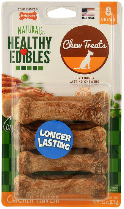 Nylabone Healthy Edibles, Petite (3.5'), 8 pack - Jeffers - Dog Supplies > Dog Treats > Chews