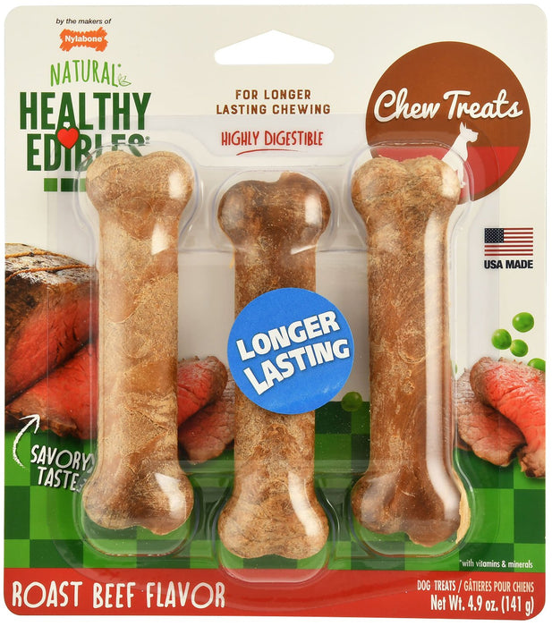 Nylabone Healthy Edibles, Regular (4.5'), 3 pack - Jeffers - Dog Supplies > Dog Treats > Chews