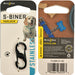 Locking Stainless S-Biner - Black  